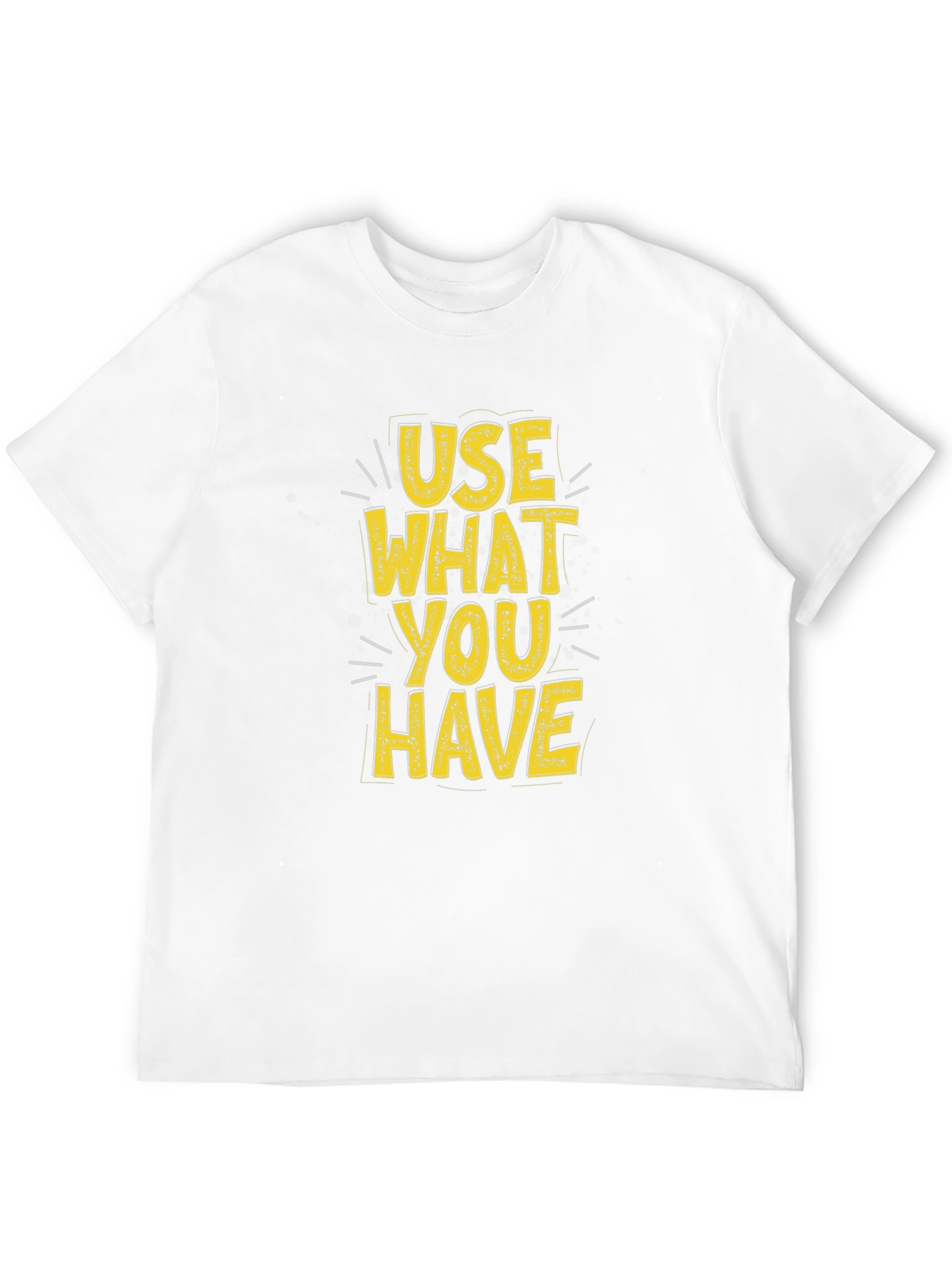 Use What You Have Graphic Tee - Black Cotton