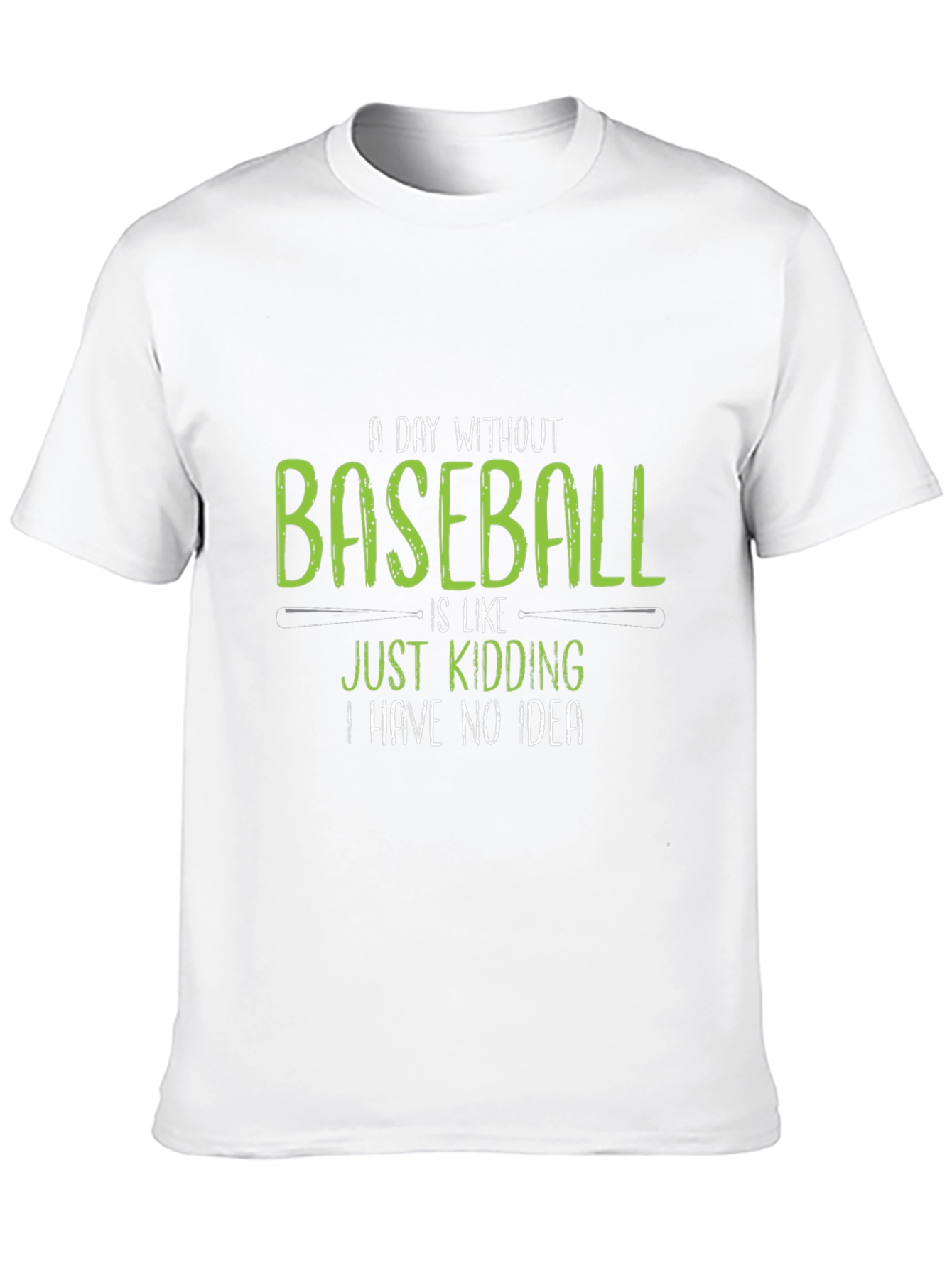 Baseball Fan T-Shirt - A Day Without Baseball