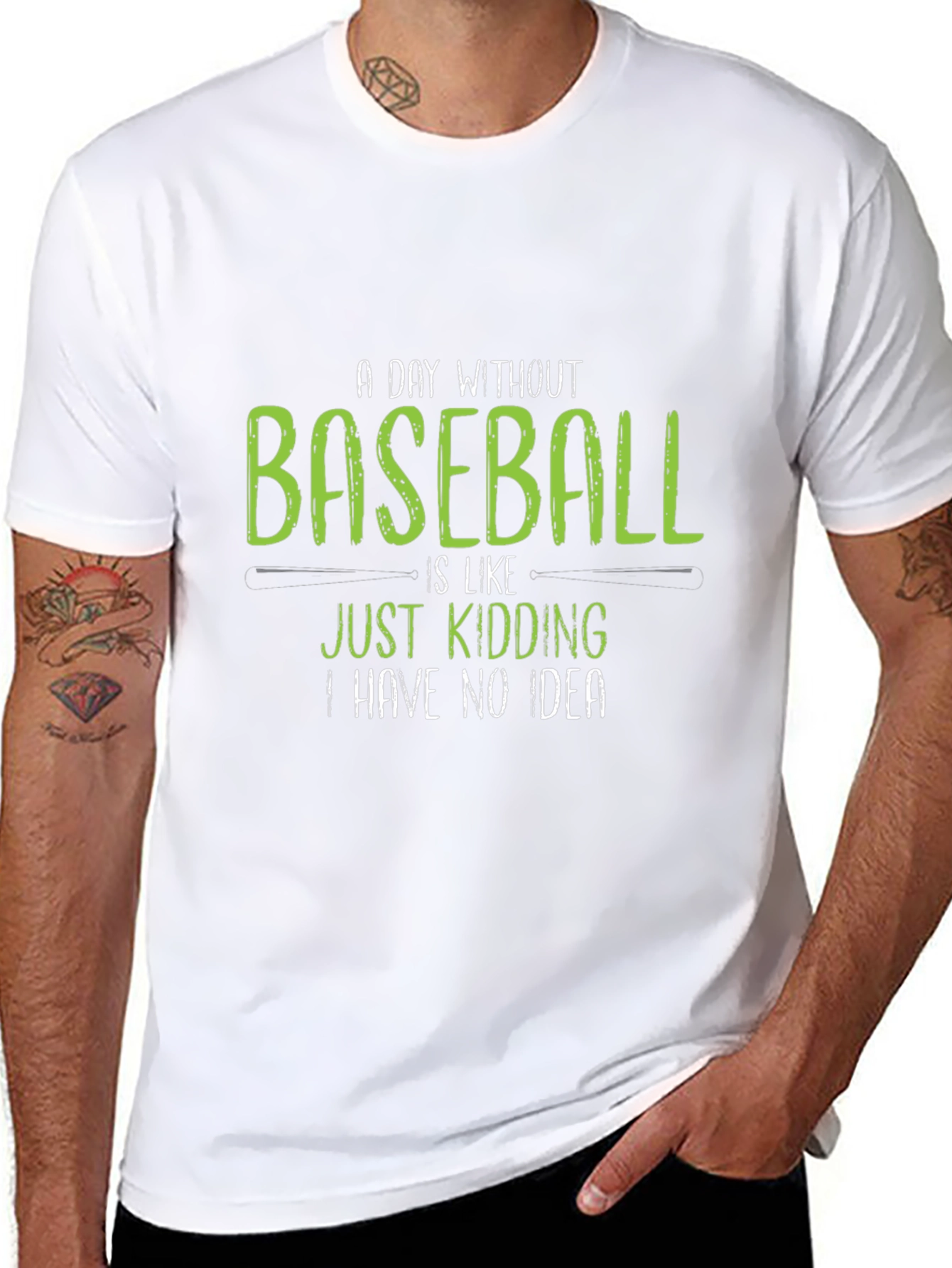 Baseball Fan T-Shirt - A Day Without Baseball