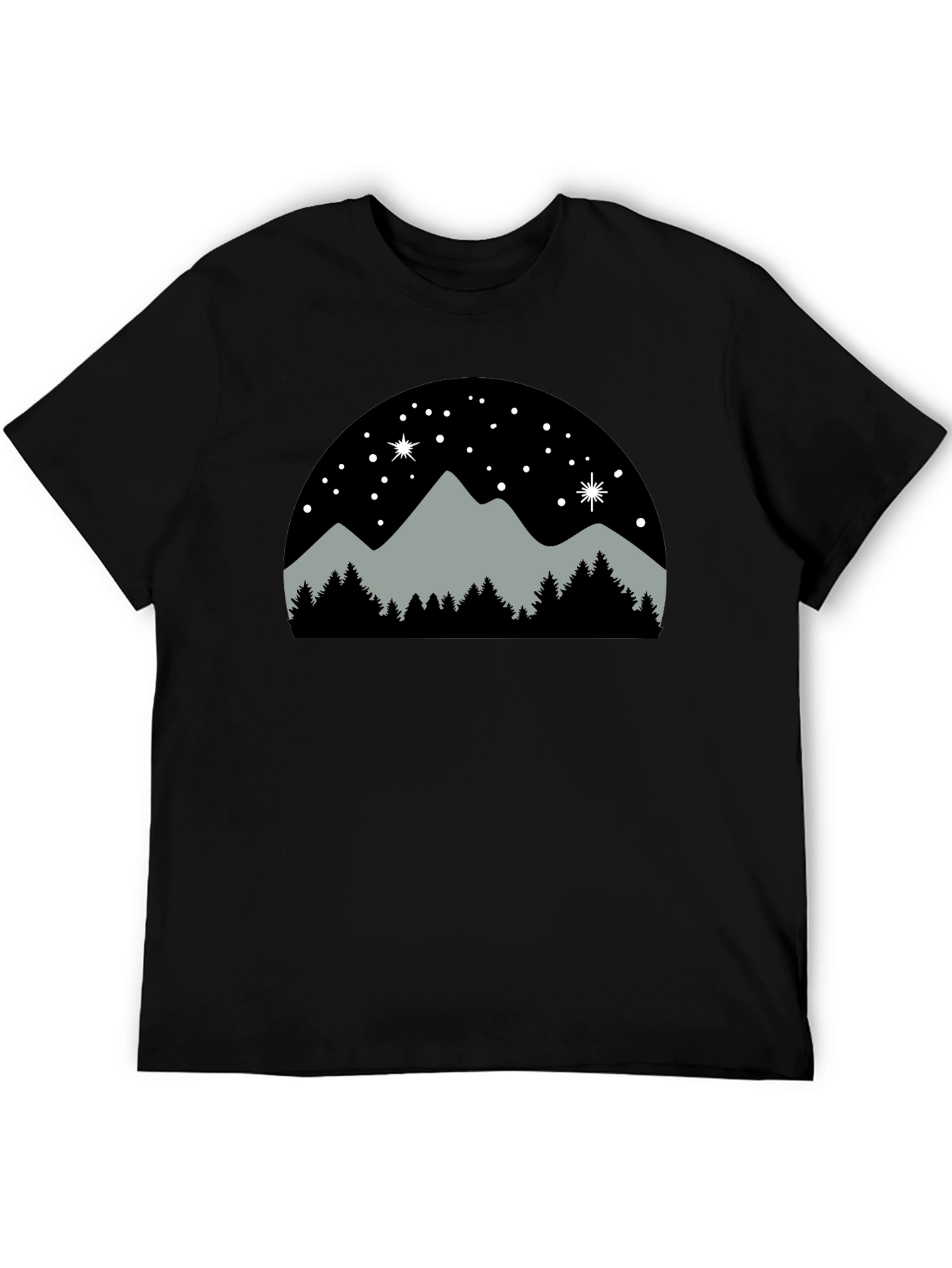 Mountain Night Scene T-Shirt