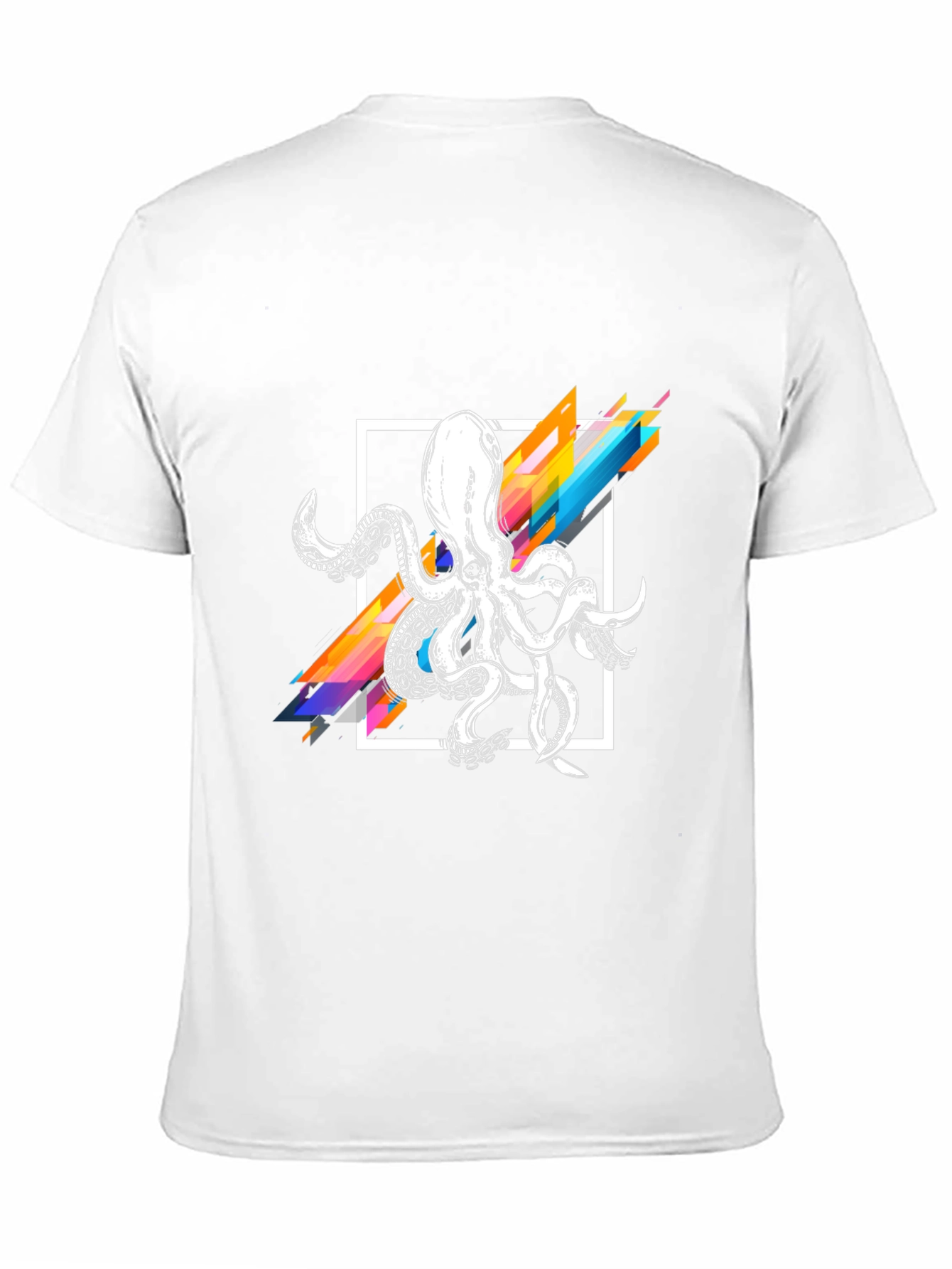 Geometric Octopus Graphic T-Shirt