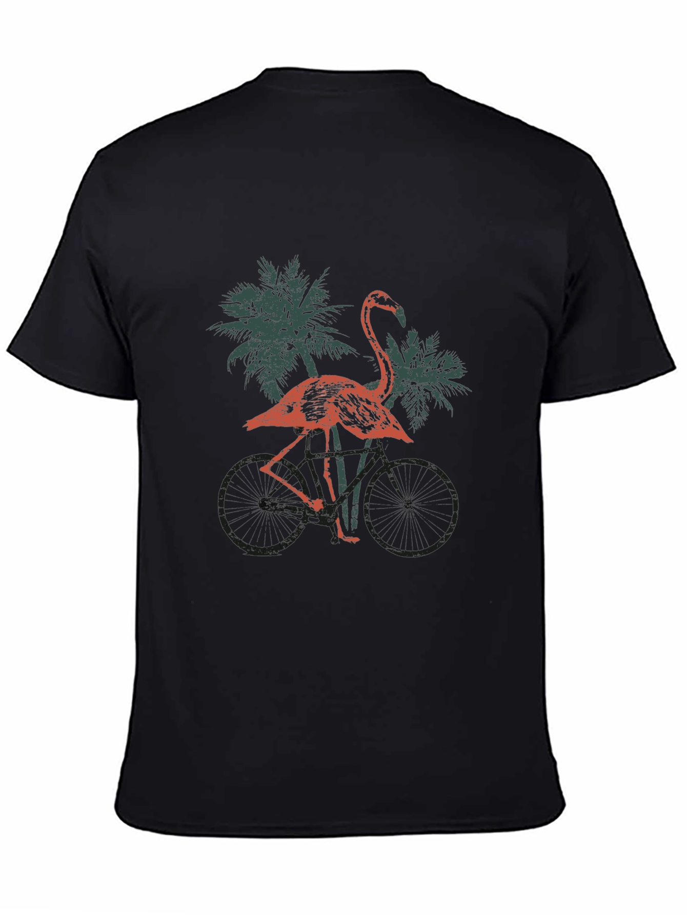 Flamingo Bike Ride Graphic Tee