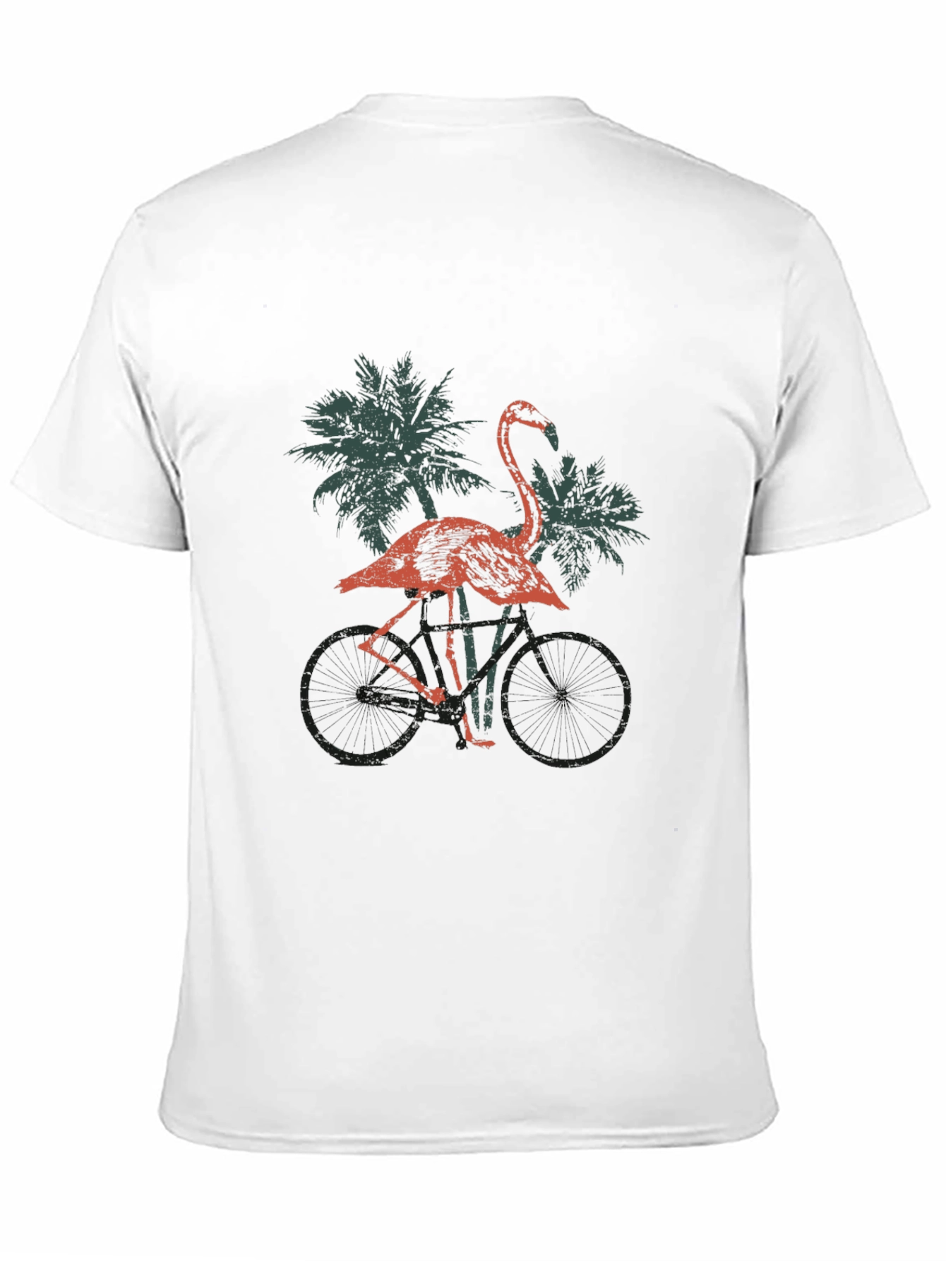 Flamingo Bike Ride Graphic Tee