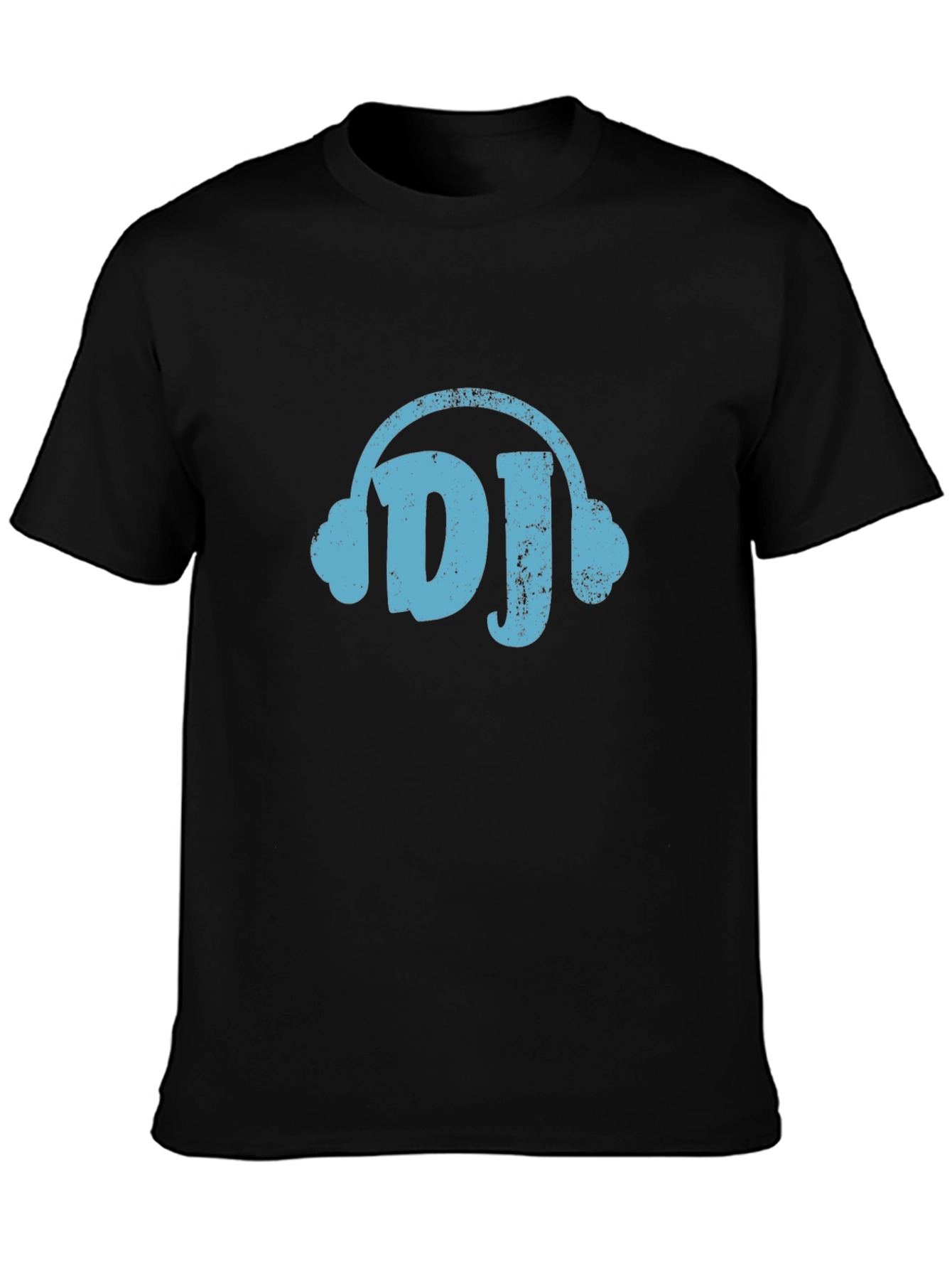 DJ Headphones Graphic Tee - Black