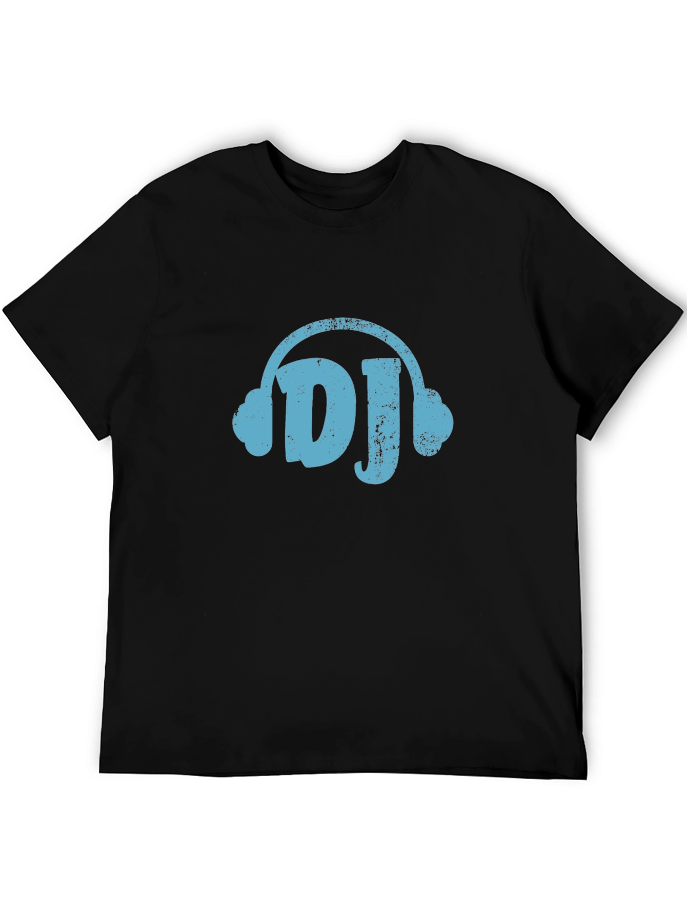 DJ Headphones Graphic Tee - Black