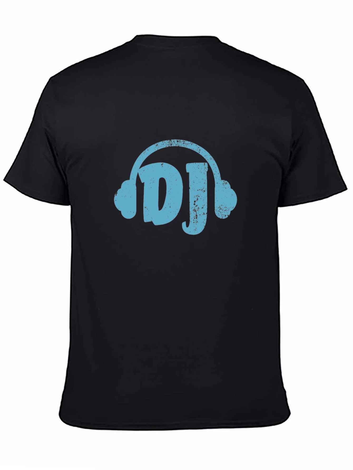 DJ Headphones Graphic Tee - Black