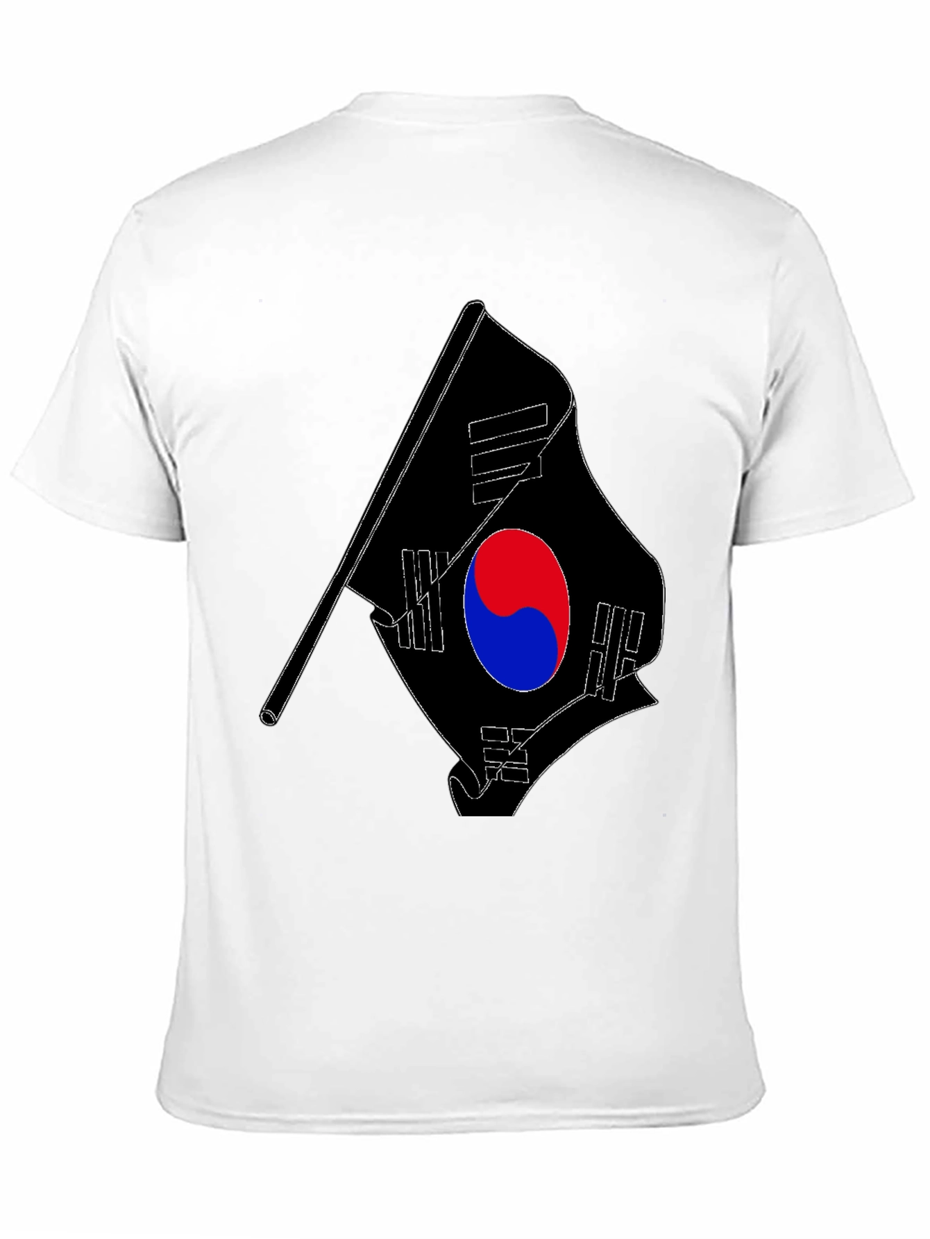 South Korean Flag Graphic Tee