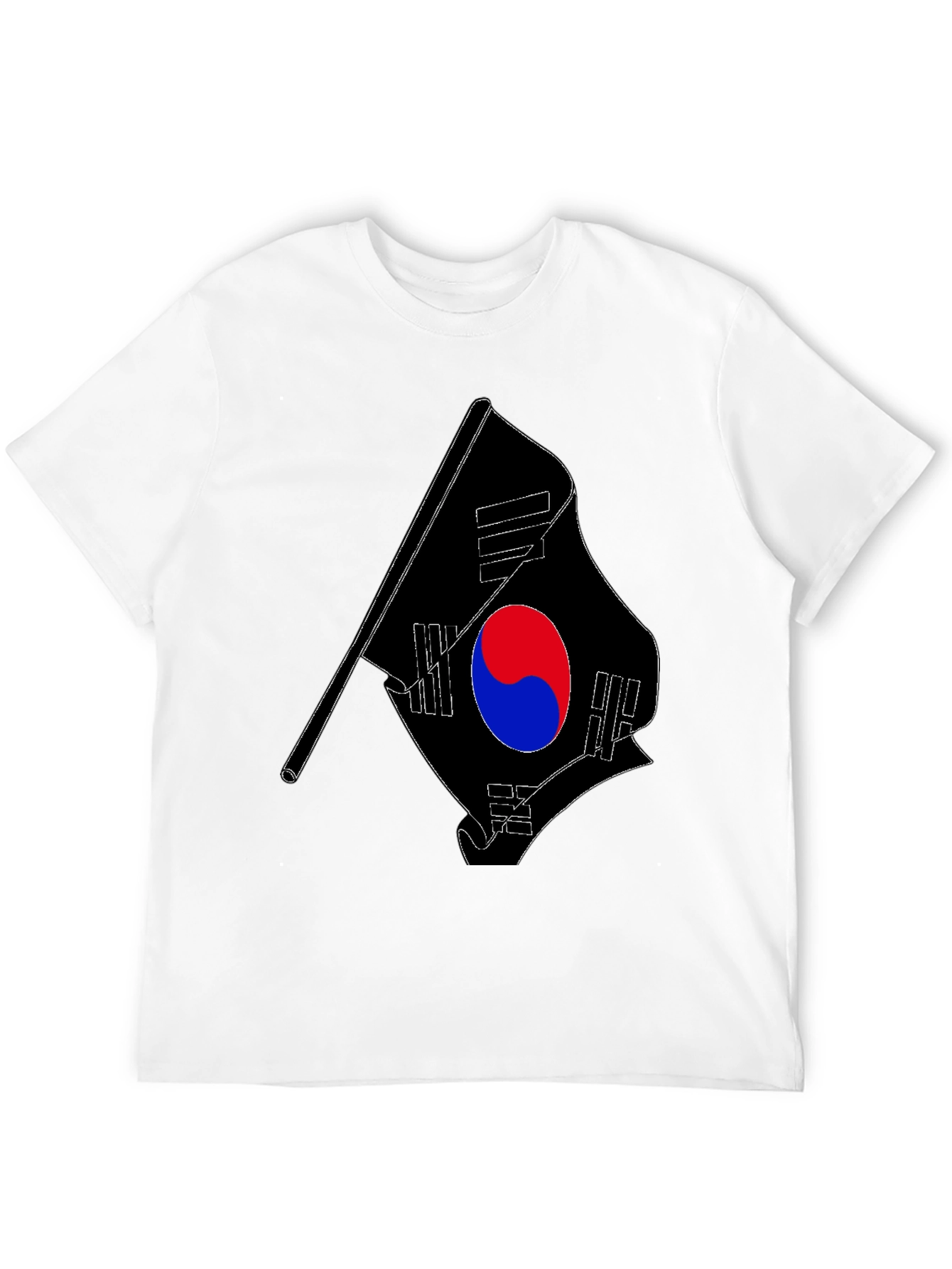 South Korean Flag Graphic Tee