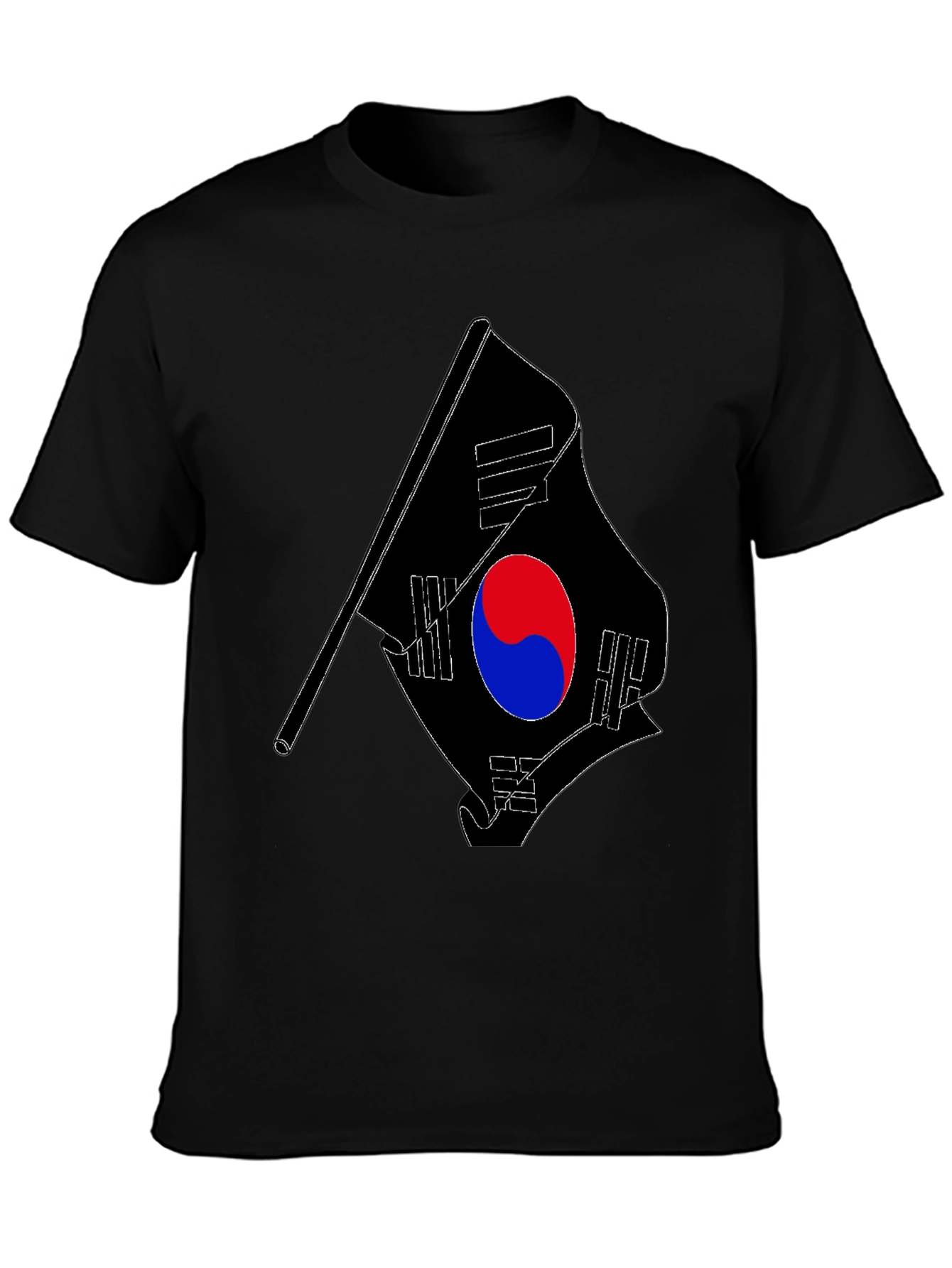 South Korean Flag Graphic Tee