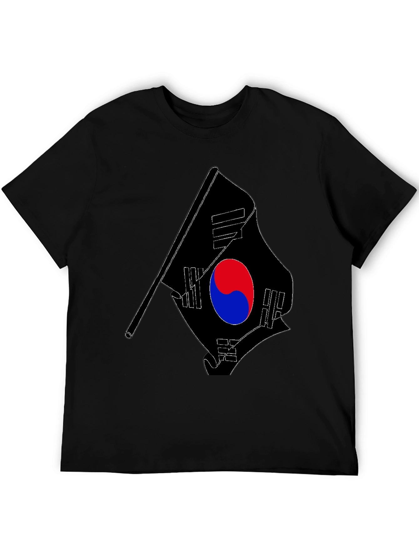 South Korean Flag Graphic Tee
