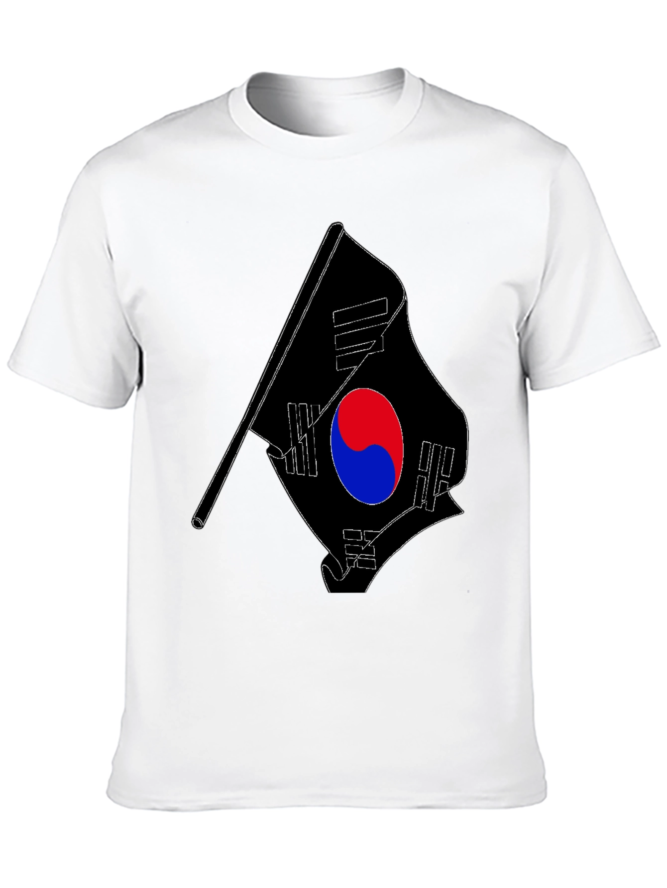 South Korean Flag Graphic Tee