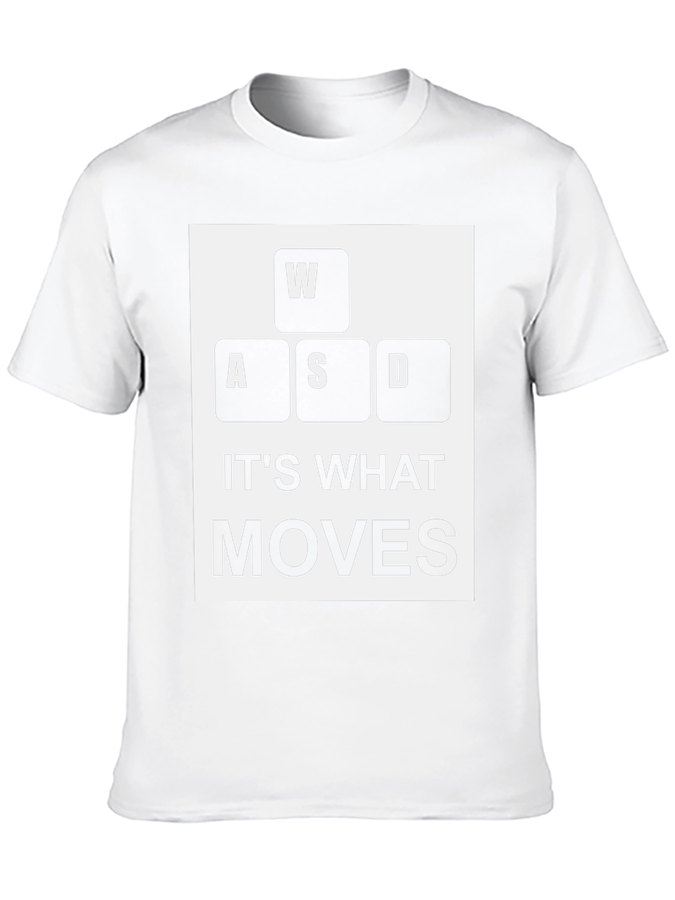 Gamer T-Shirt - WASD Keys - Its What Moves