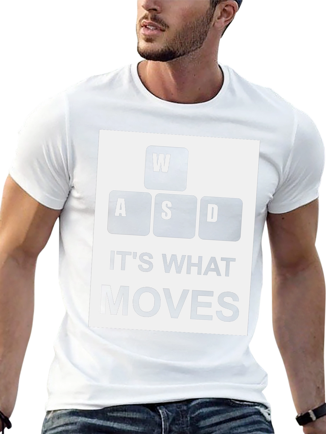 Gamer T-Shirt - WASD Keys - Its What Moves