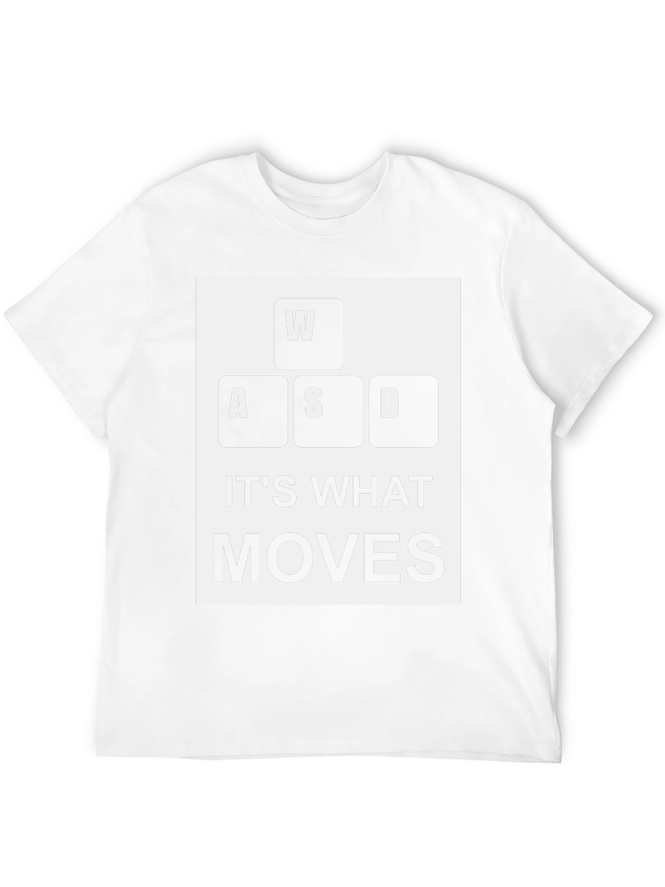Gamer T-Shirt - WASD Keys - Its What Moves