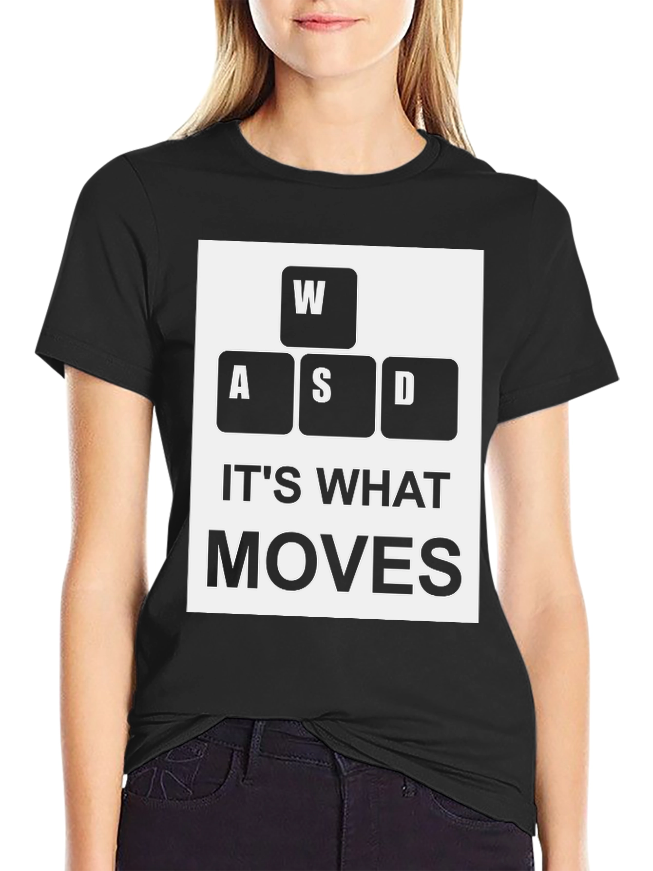 Gamer T-Shirt - WASD Keys - Its What Moves