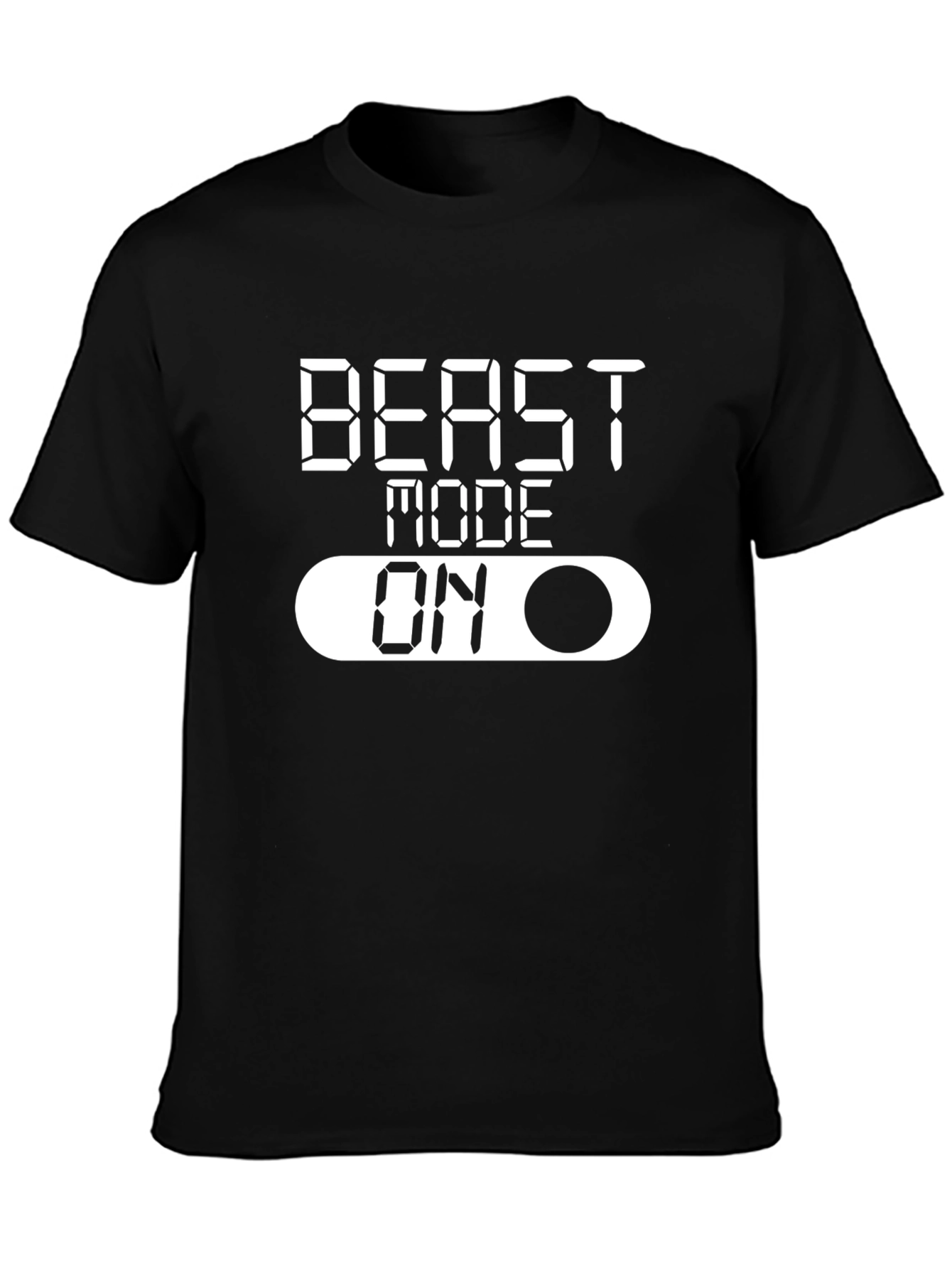 Beast Mode On T-Shirt - Black Graphic Tee