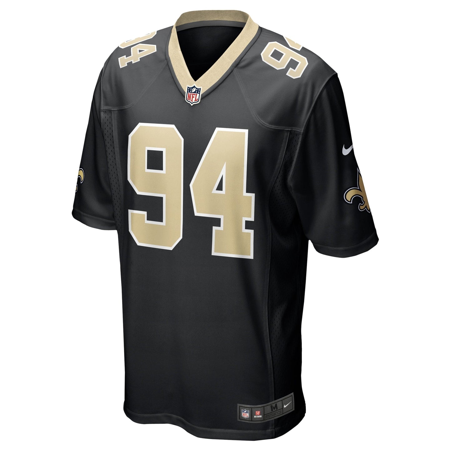 Cameron Jordan New Orleans Saints Nike Team Game Jersey -  Black