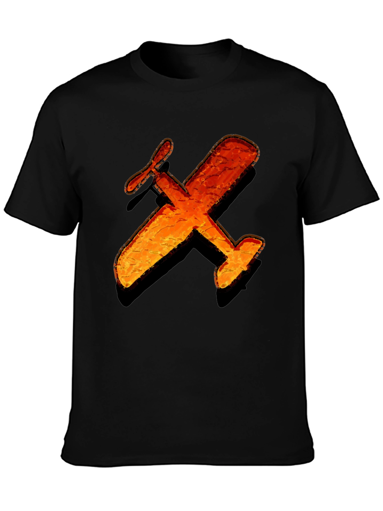 Retro Airplane Graphic T-Shirt