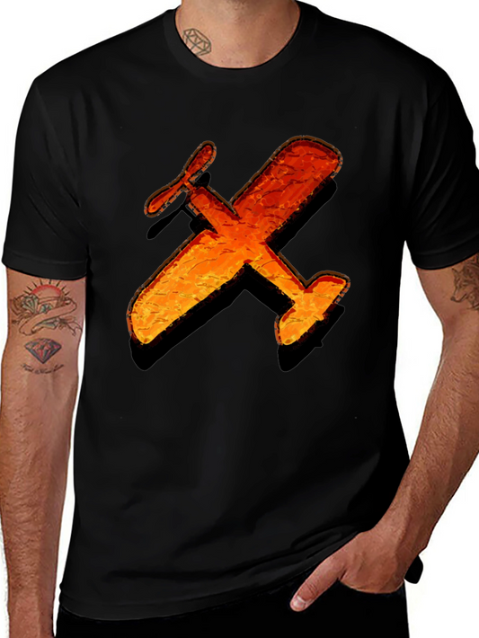 Retro Airplane Graphic T-Shirt