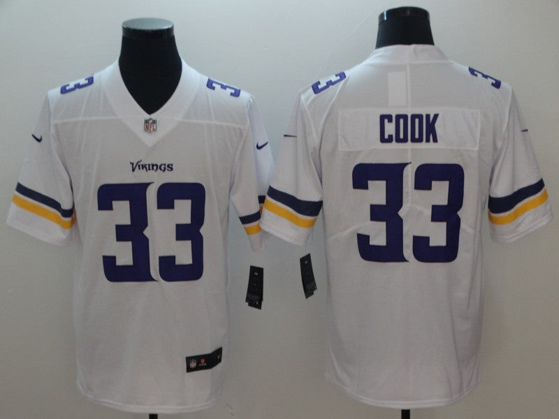 Men's Minnesota Vikings #33 Dalvin Cook Jerseys White