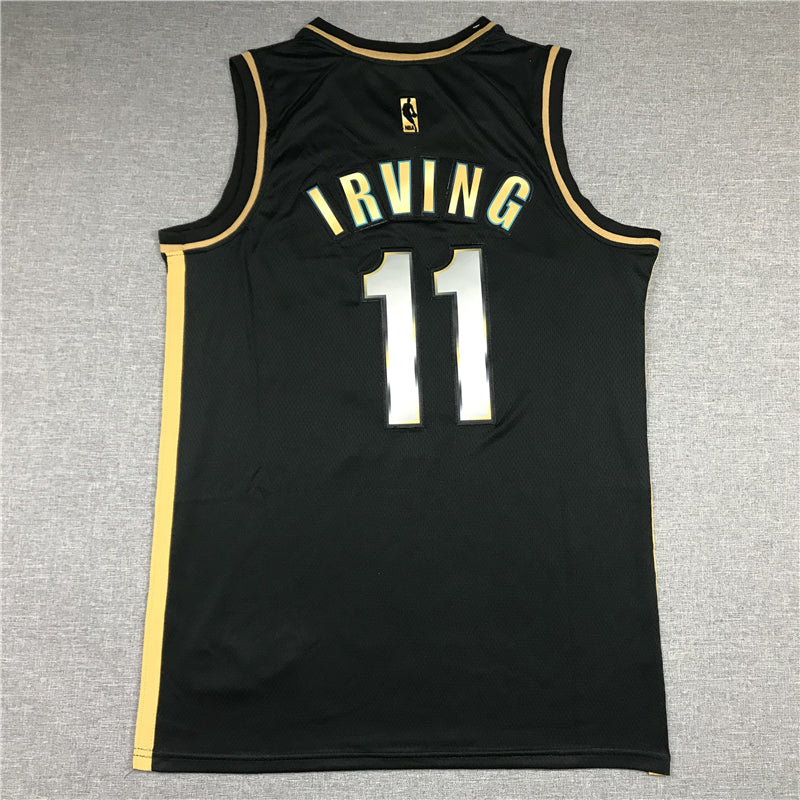 Men's Brooklyn Nets Kyrie Irving Black 2020/21 Swingman Player Jerseys