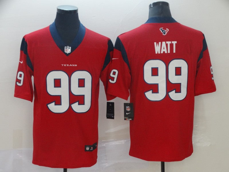 Men's Houston Texans J.J. Watt #99 Red Game Player Jerseys