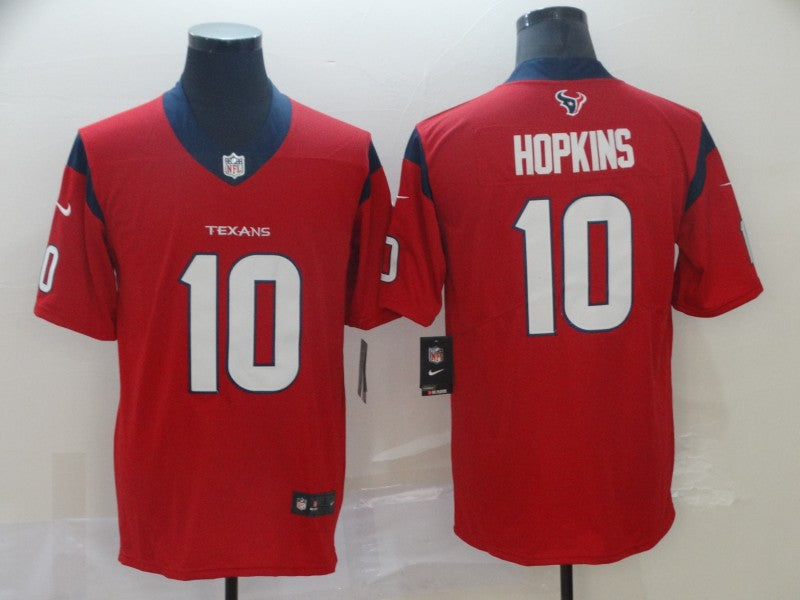 Men's Houston Texans DeAndre Hopkins #10 Red Game Jerseys