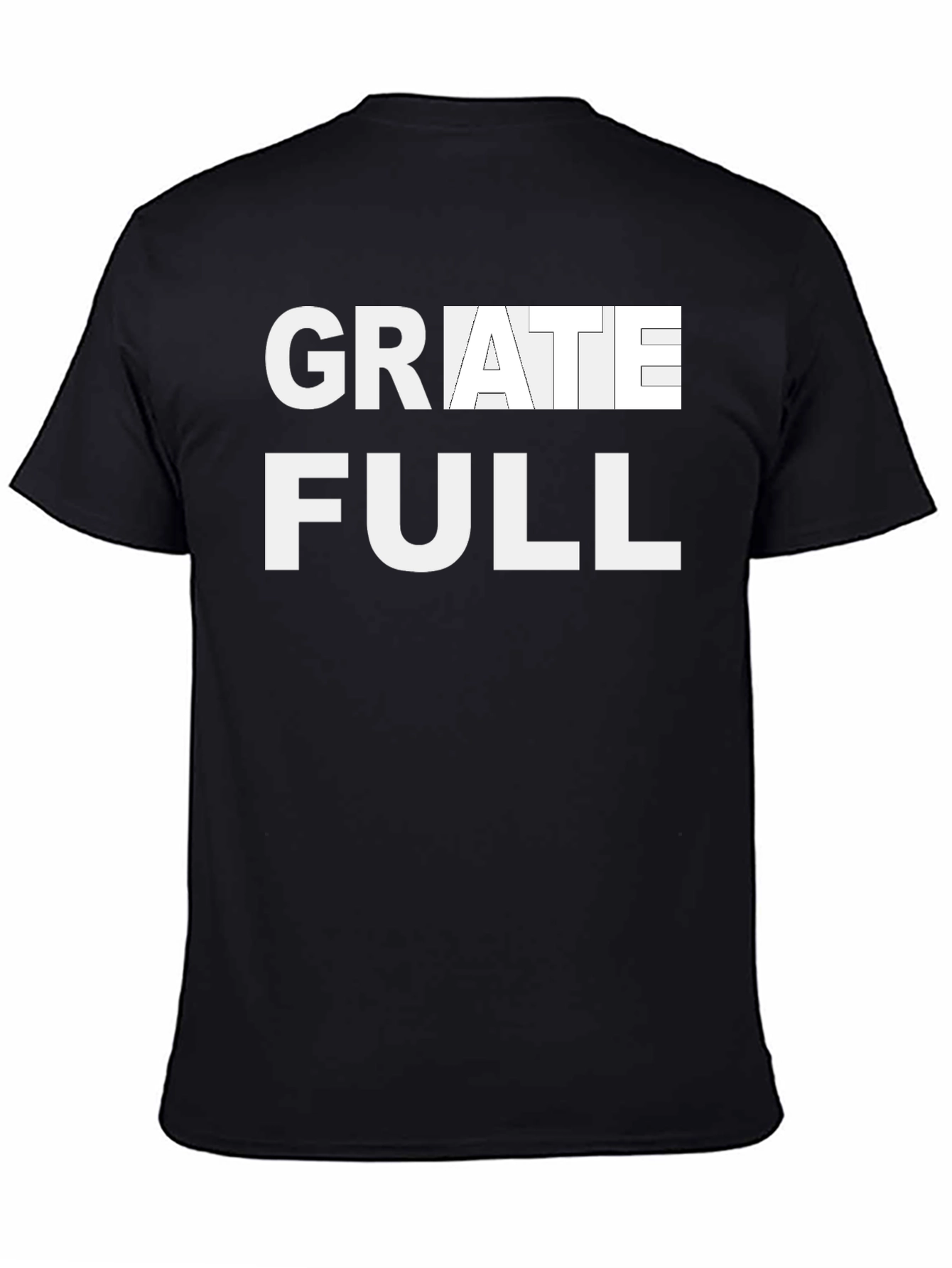 Grateful Graphic Print T-Shirt - Casual Style