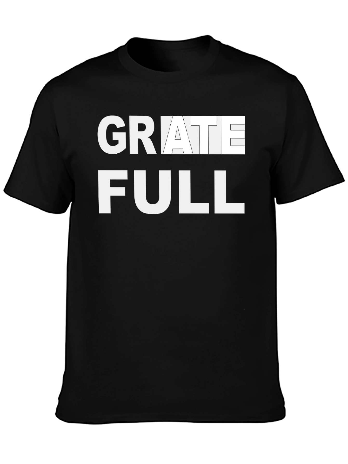 Grateful Graphic Print T-Shirt - Casual Style