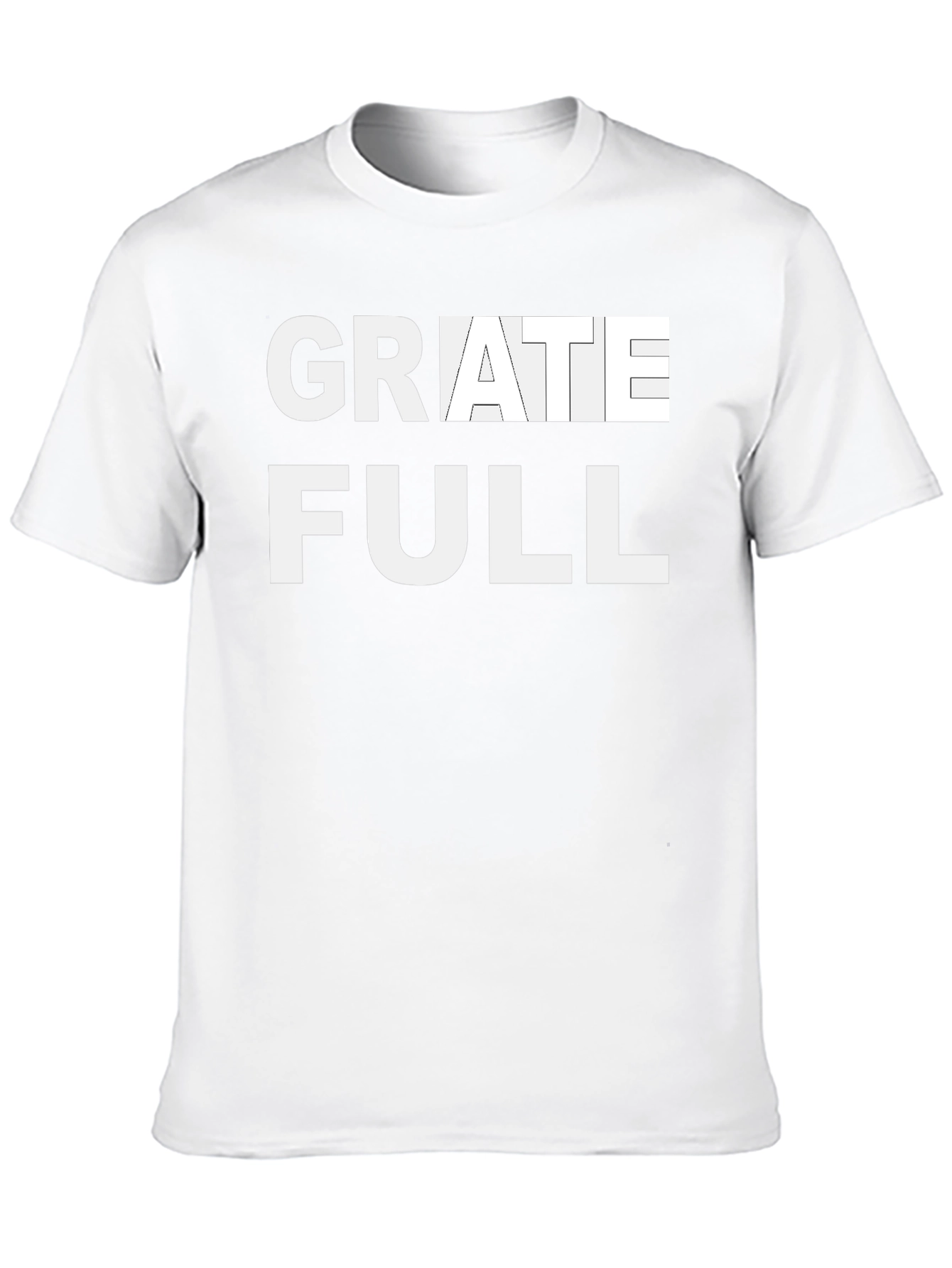 Grateful Graphic Print T-Shirt - Casual Style