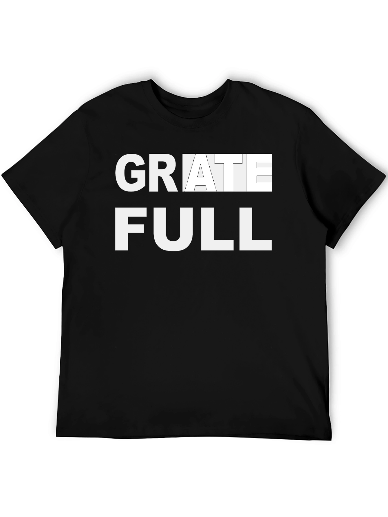 Grateful Graphic Print T-Shirt - Casual Style