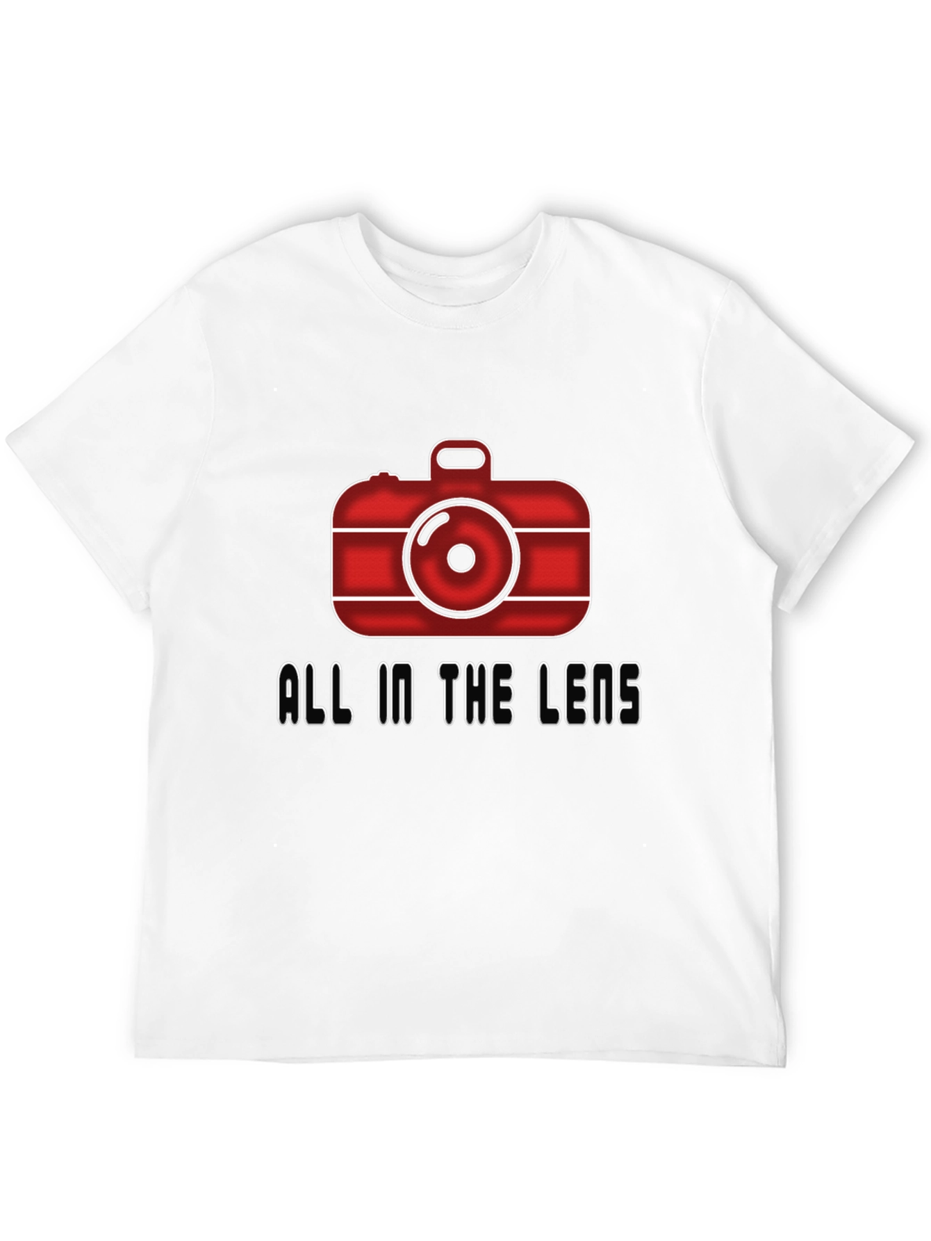 All In The Lens Graphic Black T-Shirt