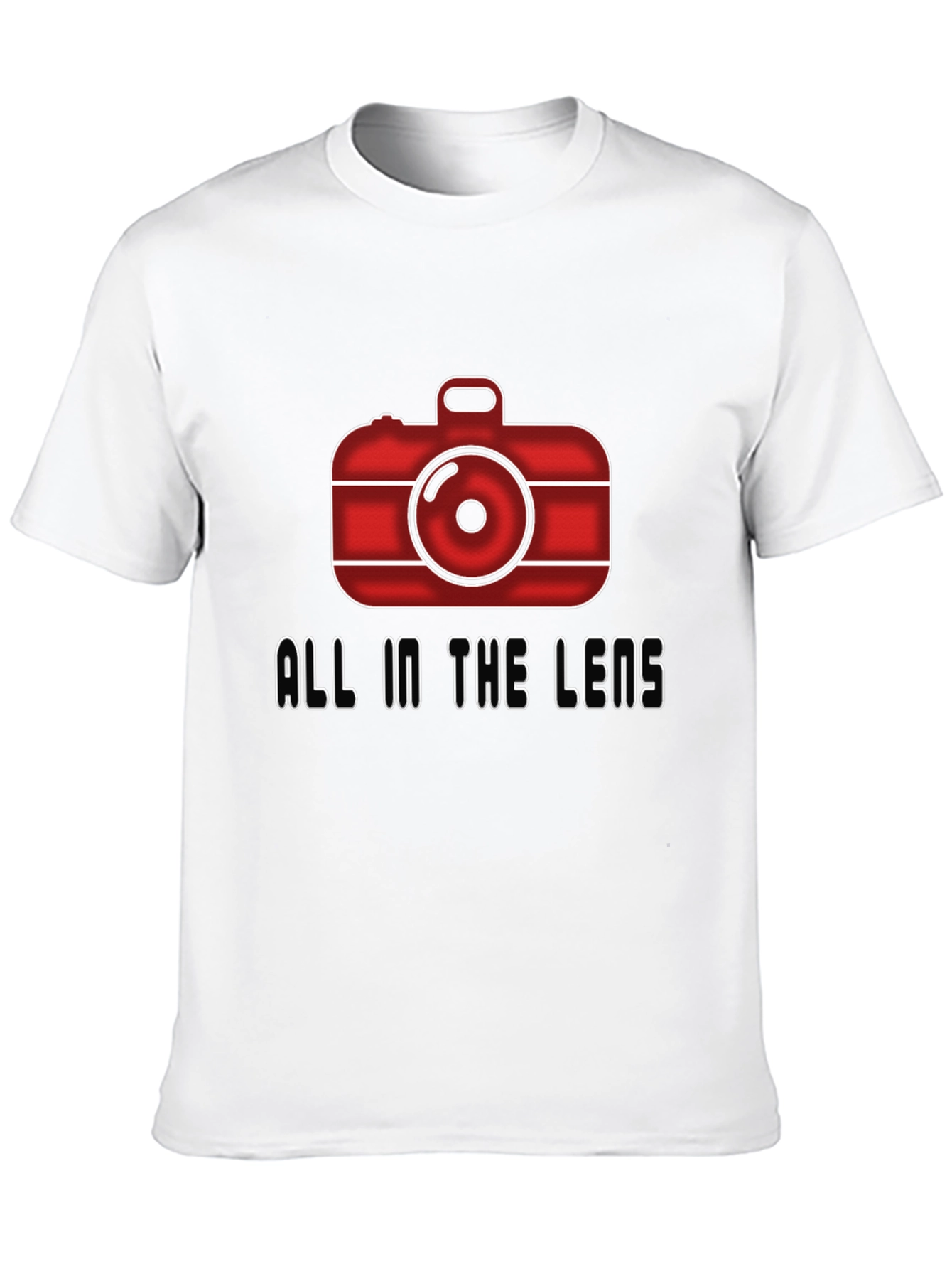 All In The Lens Graphic Black T-Shirt