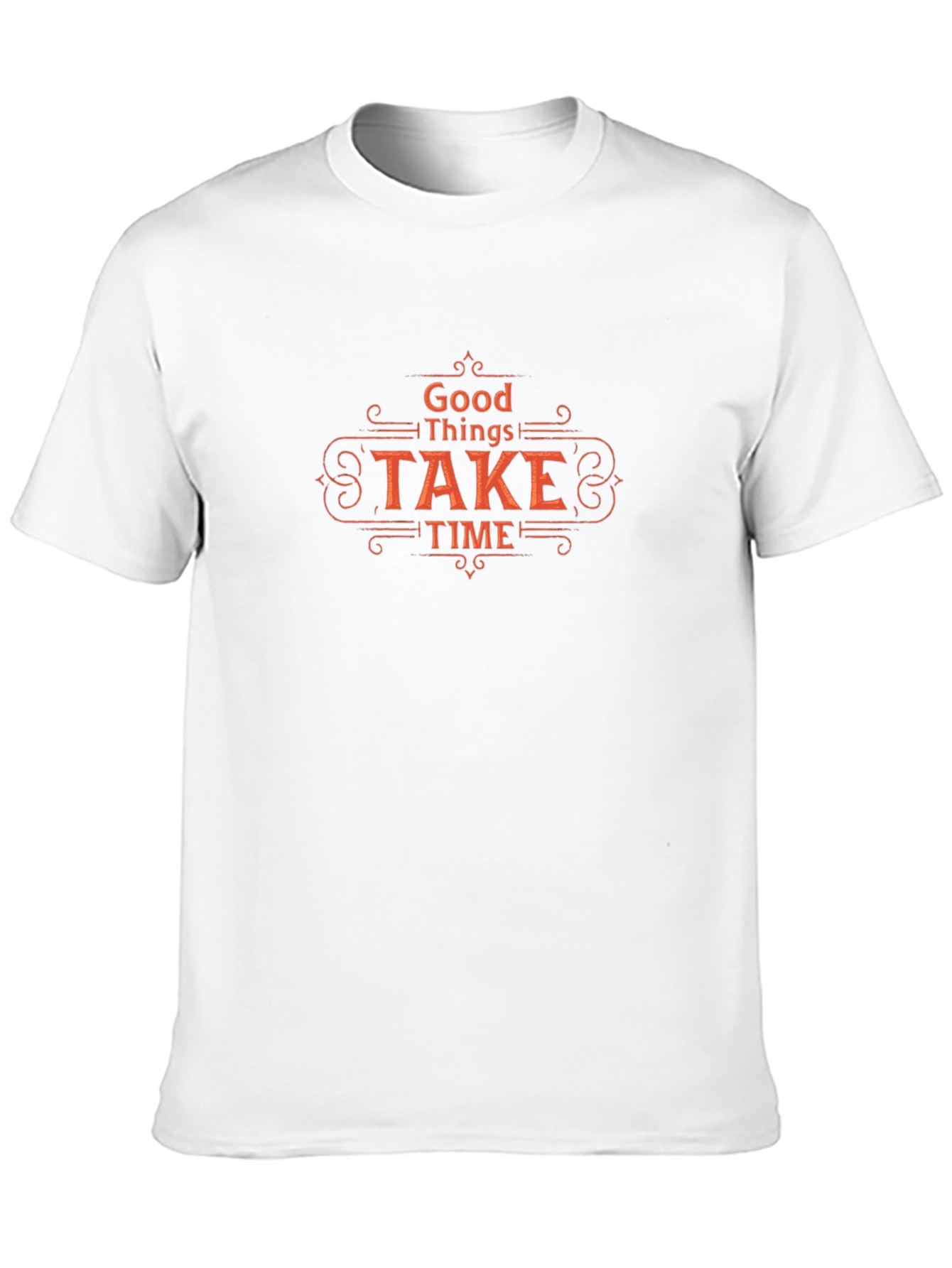 Good Things Take Time Black T-Shirt