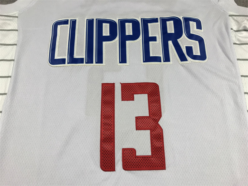 Men's LA Clippers Paul George #13 White 2022/23 Swingman Jerseys