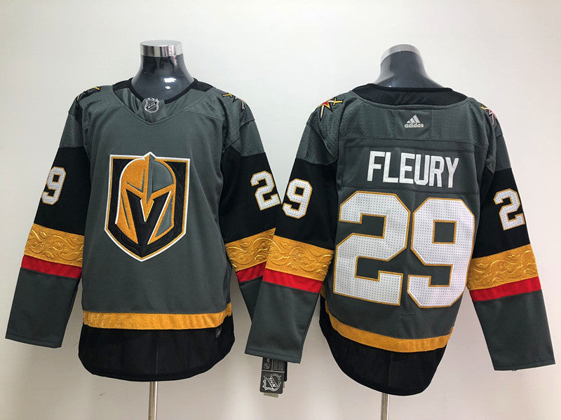 Men's Vegas Golden Knights Marc-Andre Fleury #29 Gray Breakaway Player Jerseys
