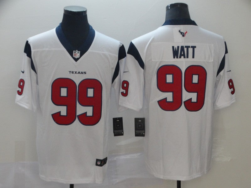 Men's Houston Texans J.J. Watt #99 White Game Player Jerseys