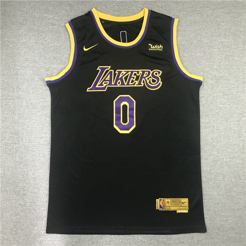 Men's Los Angeles Lakers Russell Westbrook Black 2020/21 Swingman Player Jerseys