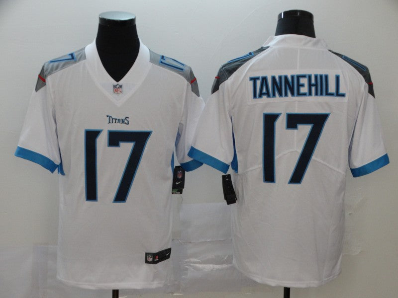Men's Tennessee Titans Ryan Tannehill #17 White Game Jerseys