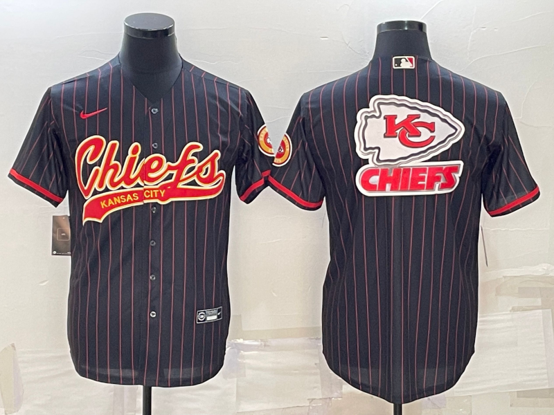 Men's Kansas City Chiefs Black Game Player Jerseys