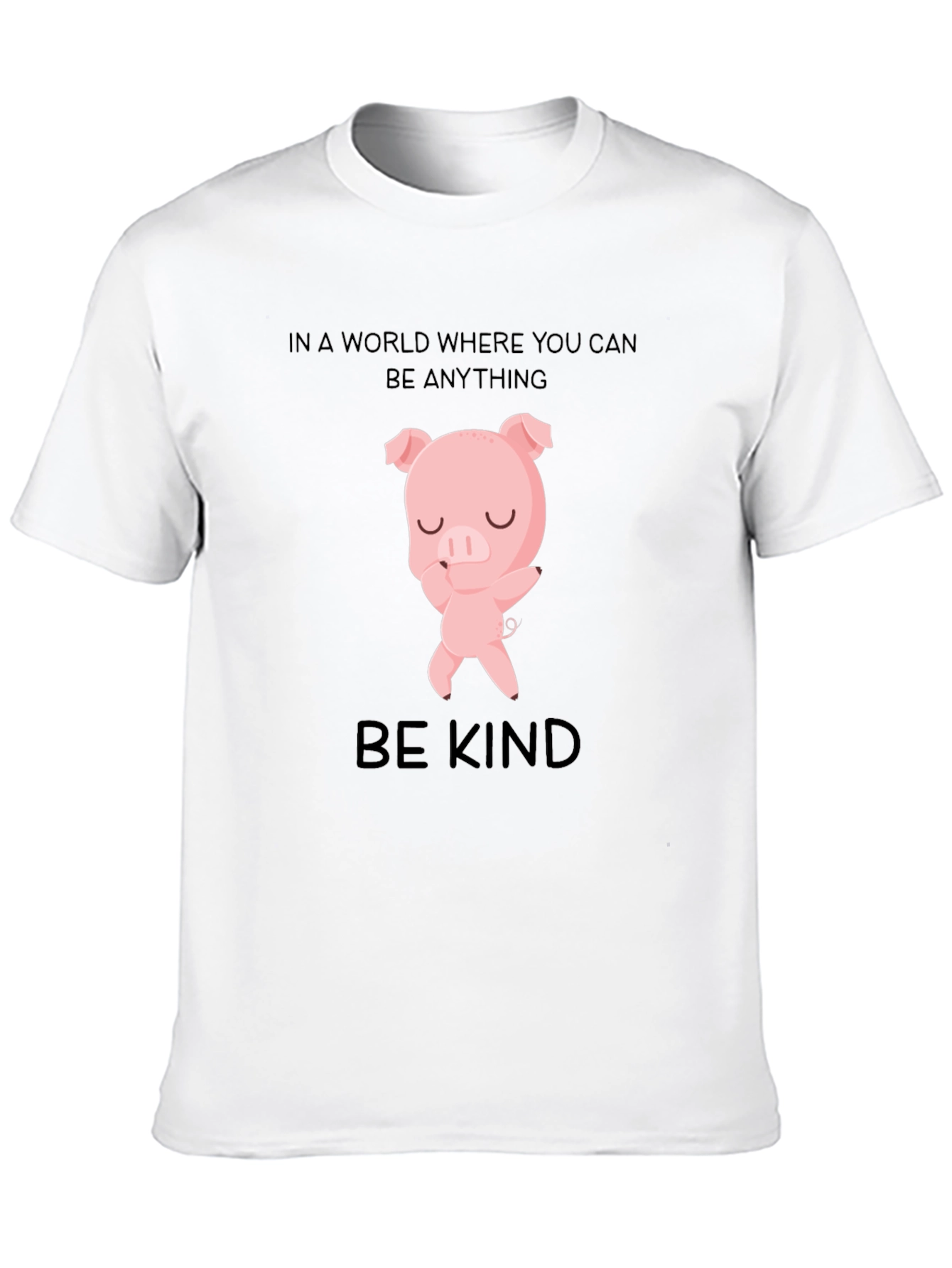 Be Kind Pig T-Shirt - Stylish Graphic Tee