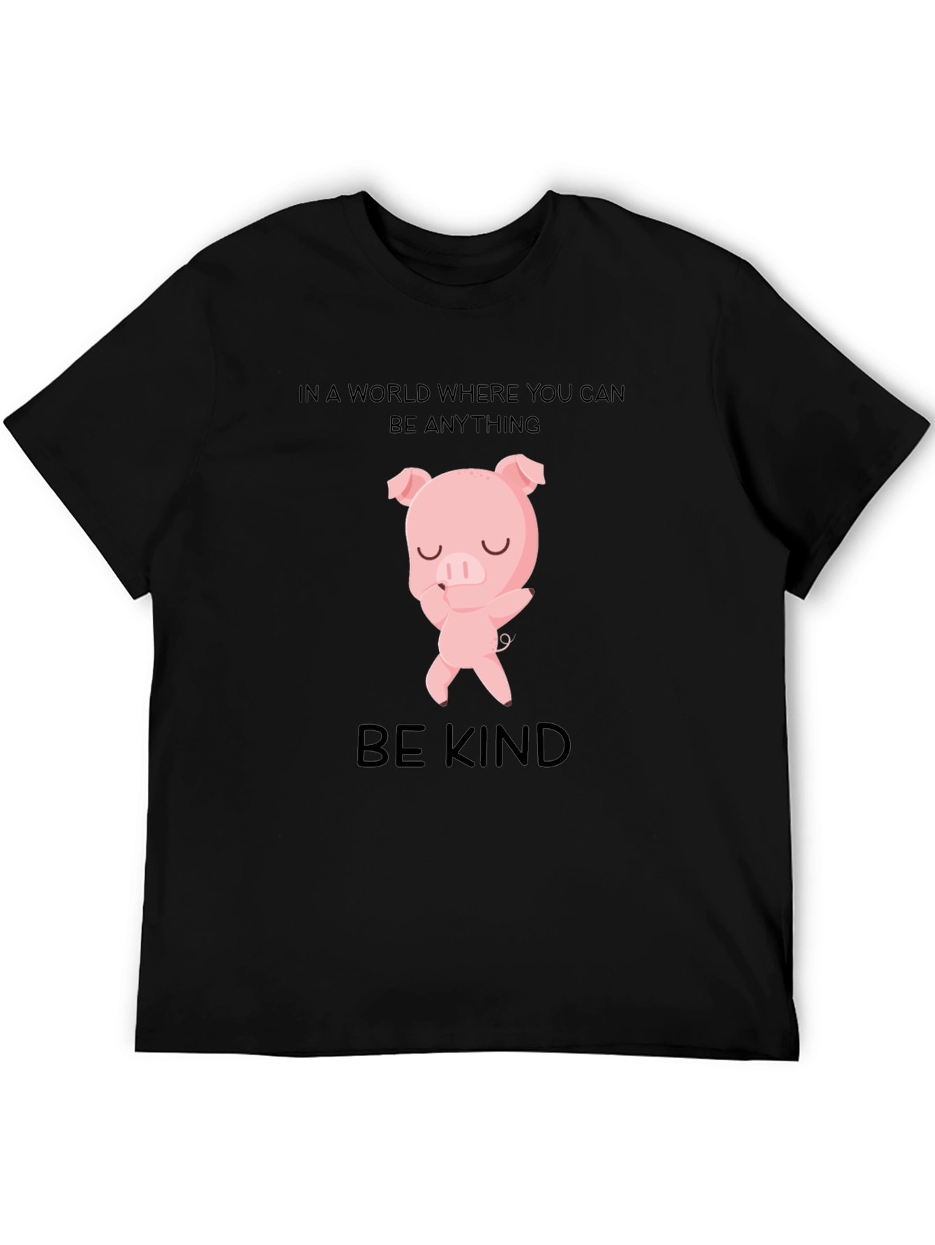 Be Kind Pig T-Shirt - Stylish Graphic Tee