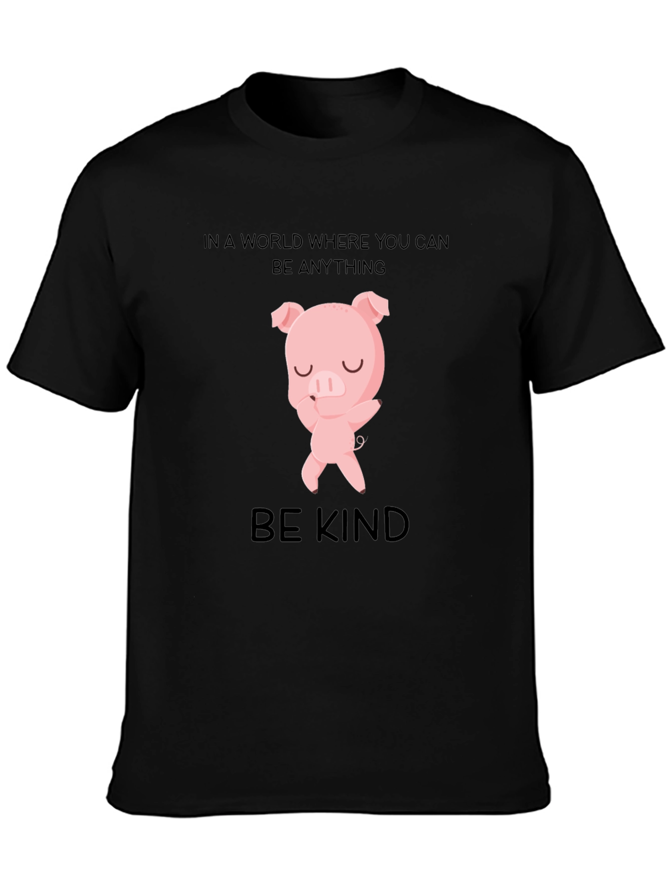 Be Kind Pig T-Shirt - Stylish Graphic Tee