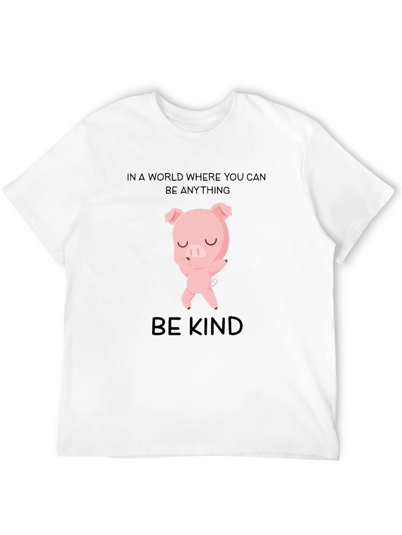 Be Kind Pig T-Shirt - Stylish Graphic Tee