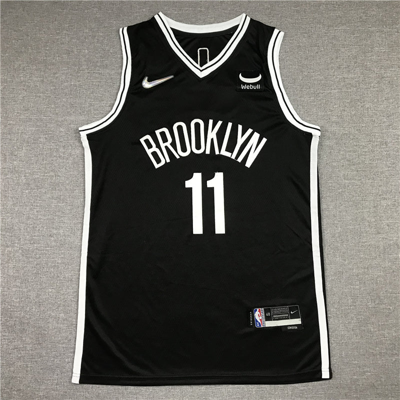 Men's Brooklyn Nets Kyrie Irving #11 Black 2022/23 Swingman Jerseys - Icon Edition