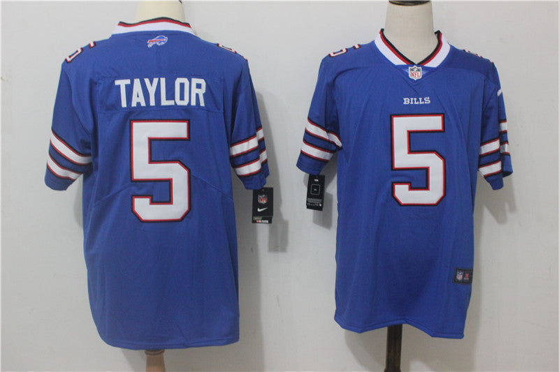 Men's Buffalo Bills Tyrod Taylor #5 Blue Game Jerseys