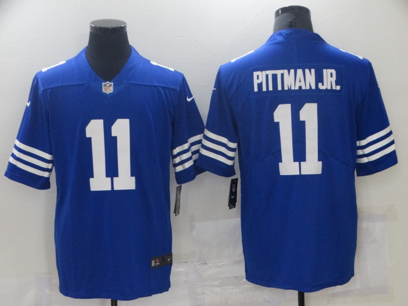 Men's Indianapolis Colts Michael Pittman Jr. #11 Blue Game Player Jerseys