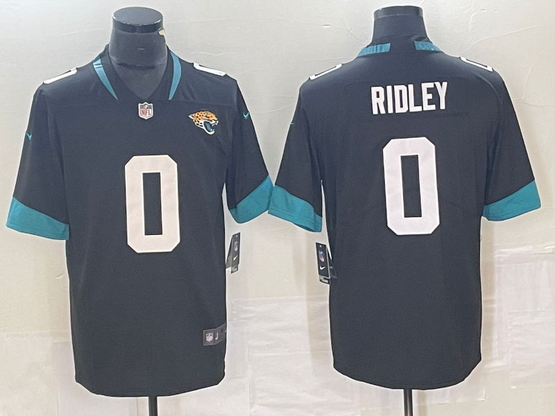 Men's Jacksonville Jaguars Calvin Ridley #0 Black Game Jerseys