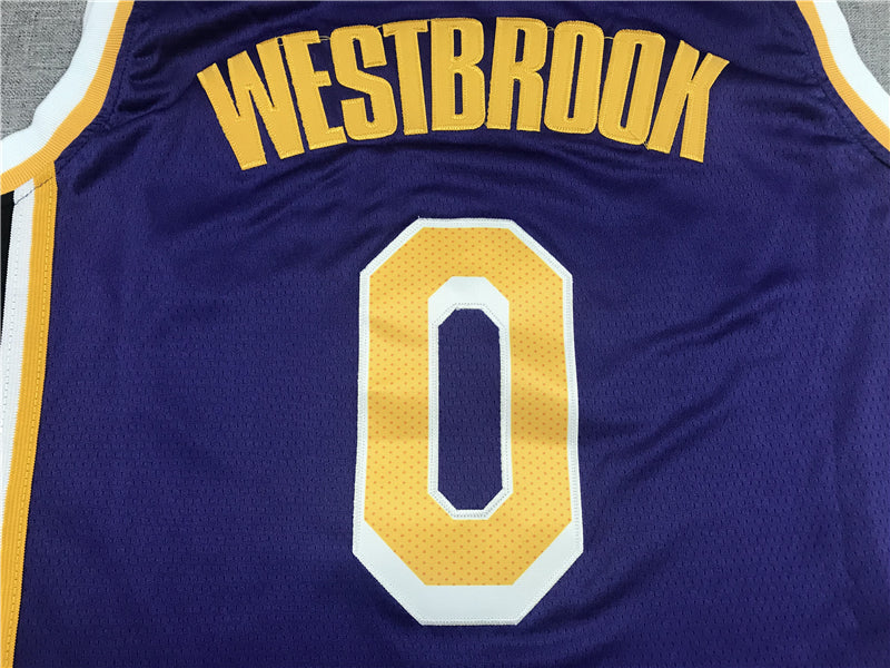Men's Los Angeles Lakers Russell Westbrook Purple 2020/21 Swingman Player Jerseys