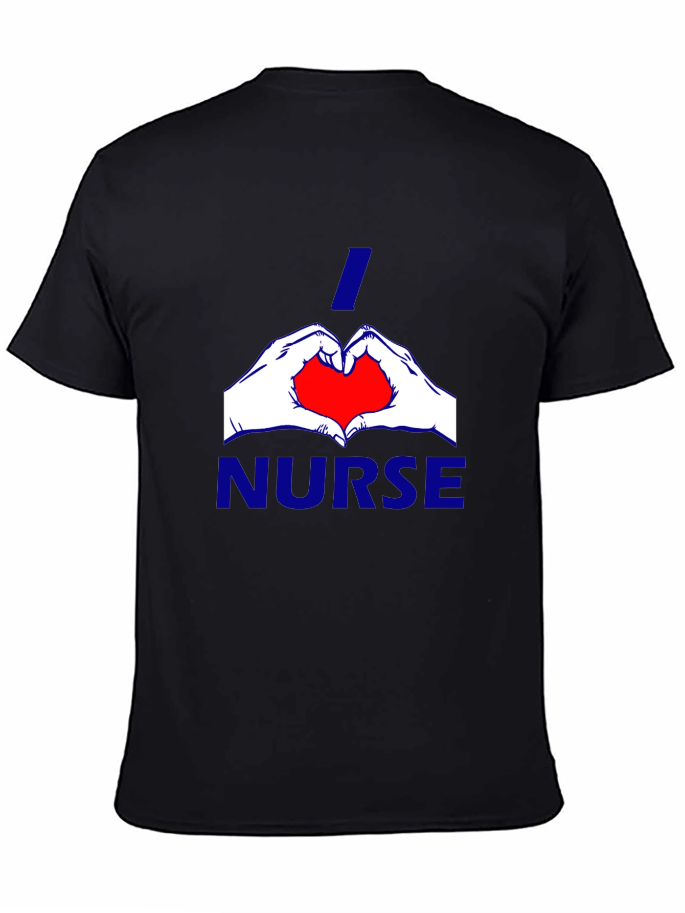 I Heart Nurse - Black T-Shirt